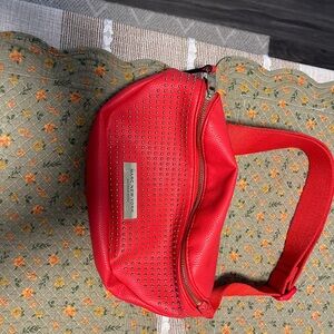 Marc New York Red Studded Belt Bag